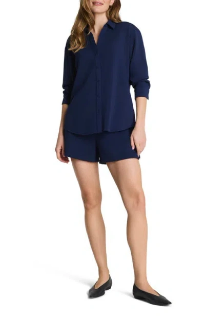 Spanx Airessentials Oversized Button Down In Blue