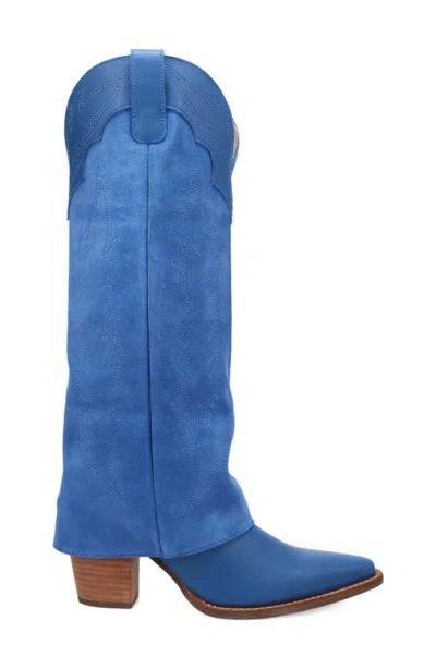 Dingo Wild Fire Western Boot In Blue