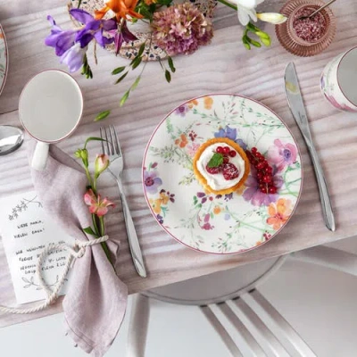 Villeroy & Boch Mariefleur Basic 4 Piece Place Setting D, S, Rb, M In Multi
