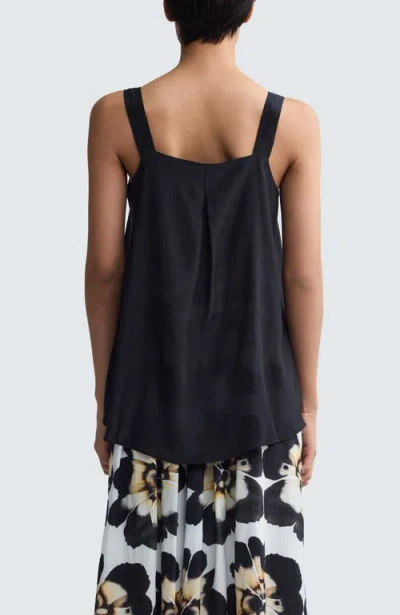 Luukaa Lorena Minimalist Square-neck Top In Multi