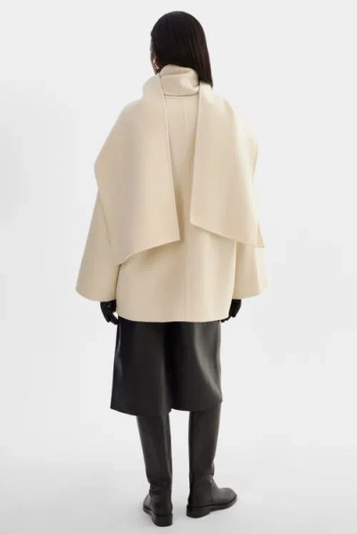 Lamarque Anca | Wool Scarf Jacket In Neutral