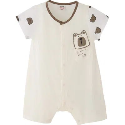 Banblu Bear Romper In Neutral