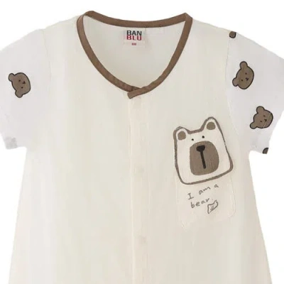 Banblu Bear Romper In Neutral