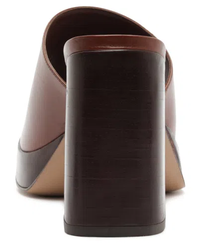 Schutz Rowan Platform Sandal In Brown