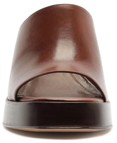 Schutz Rowan Platform Sandal In Brown