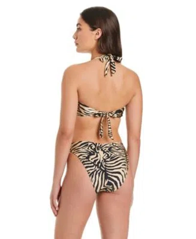 Red Carter Womens Sumatra Island Halter Top Hipster Bottoms In Multi