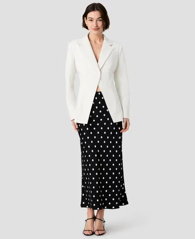 French Connection Azra Twill Cinched Jacket In White
