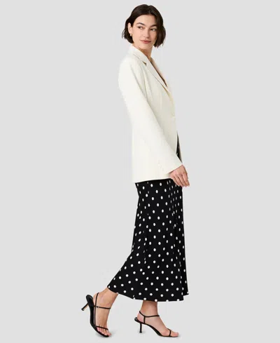 French Connection Azra Twill Cinched Jacket In White