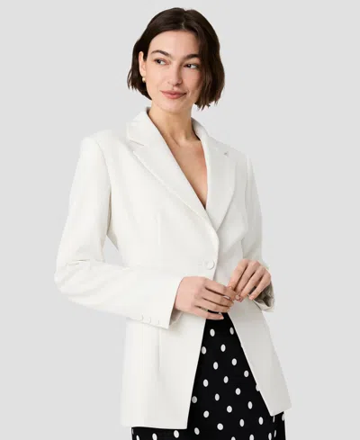 French Connection Azra Twill Cinched Jacket In White