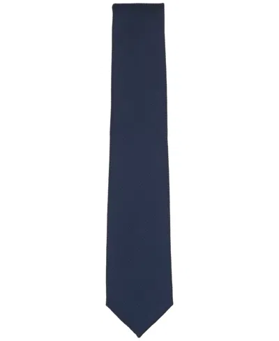 Perry Ellis Men's Classic Solid Pattern Tie In Blue