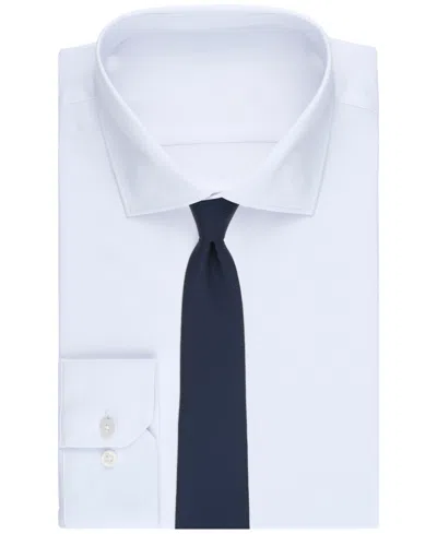 Perry Ellis Men's Classic Solid Pattern Tie In Blue