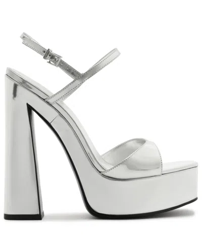 Schutz Arlene Platform Sandal In Silver