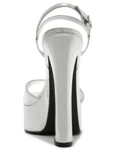 Schutz Arlene Platform Sandal In Silver