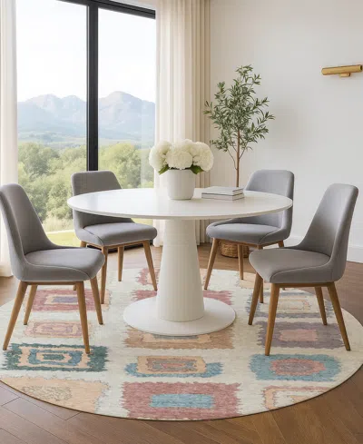 Addison Mayfield Amf2014 8'x8' Round In Multi
