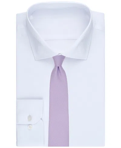 Perry Ellis Men's Classic Solid Pattern Tie In Pink