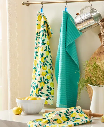 Draper James Cherry Blossom 3-pack Kitchen Towels In Multi