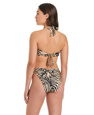 Red Carter Womens Sumatra Island Halter Top Hipster Bottoms In Multi