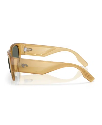 Costa Del Mar Suenos 57mm Polarized Rectangular Sunglasses In Gold