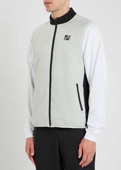Malbon Performance Logo-print Shell Vest In White