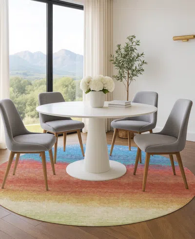 Addison Mayfield Amf2012 8'x8' Round In Multi