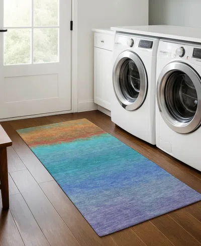 Addison Mayfield Amf2012 2'3"x7'6" Runner In Blue