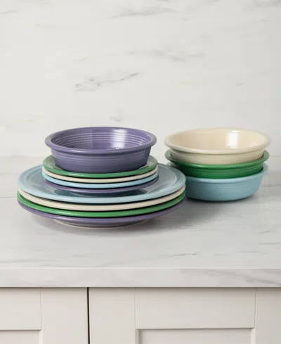 Fiesta Lavender Fields Classic Rim 12-pc. Starter Dinnerware Set, Service For 4 In Multi