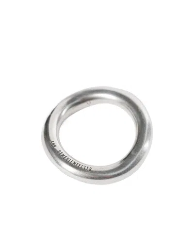 Ann Demeulemeester Plain Hoop Ring In Blue