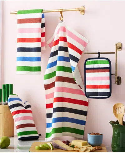 Kate Spade Adventure Stripe 4-pack Kitchen Towels In Multi
