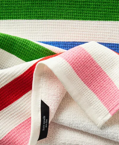 Kate Spade Adventure Stripe 4-pack Kitchen Towels In Multi