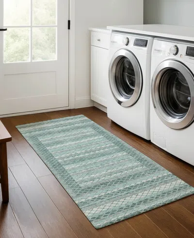 Addison Mayfield Amf2011 2'3"x7'6" Runner In Blue