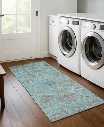 Addison Mayfield Amf2013 2'3"x7'6" Runner In Blue