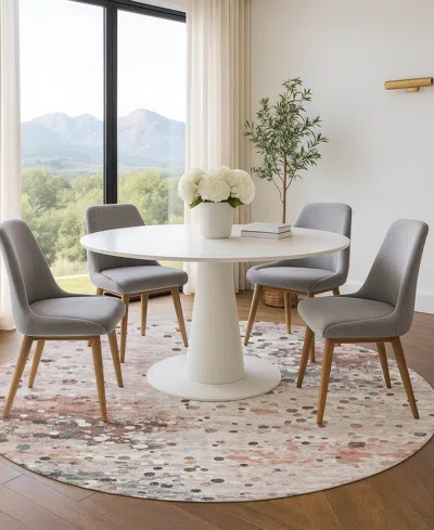 Addison Mayfield Amf2007 8'x8' Round In Multi