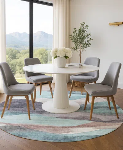 Addison Mayfield Amf1966 8'x8' Round In Multi
