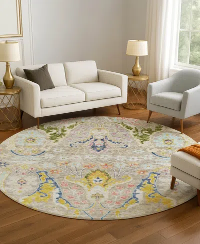 Addison Mayfield Amf1932 8'x8' Round In Multi
