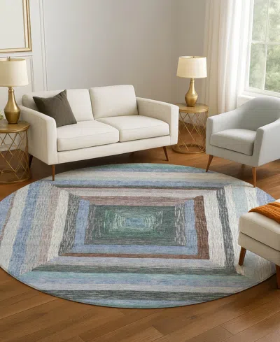 Addison Mayfield Amf1957 8'x8' Round In Multi