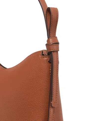 Kate Spade Loop Medium Pebbled Leather Shoulder Bag In Brown