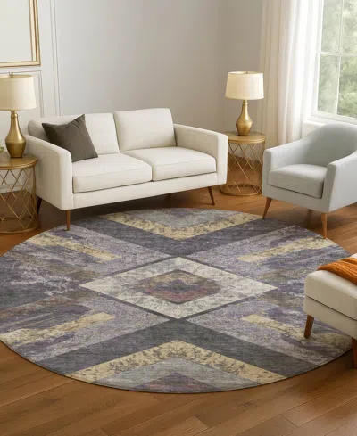 Addison Mayfield Amf1955 8'x8' Round In Multi