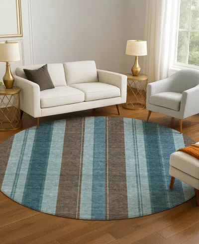 Addison Mayfield Amf1954 8'x8' Round In Multi