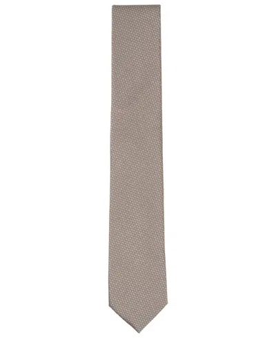 Alfani Men's Earl Solid Tie, Created For Macy's In Neutral