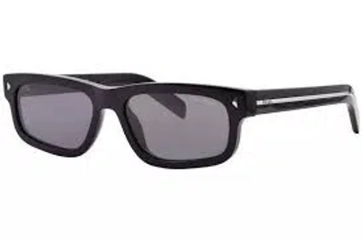 Prada Logo Rectangular Sunglasses In Black