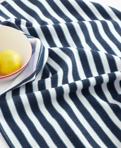 Kate Spade Botanical Stripe 4-pack Kitchen Towels In Multi