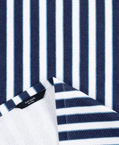 Kate Spade Botanical Stripe 4-pack Kitchen Towels In Multi