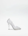 Dolce & Gabbana Dolce And Gabbana Silver Crystal Cinderella Pumps