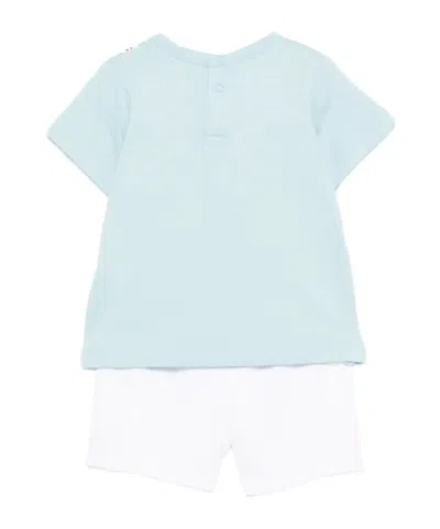 Marc Jacobs White Short Set In Blue