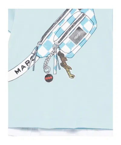 Marc Jacobs White Short Set In Blue