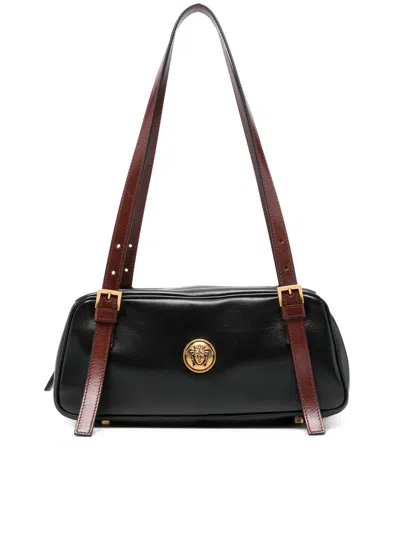 Versace Small Shoulder Bag In Black
