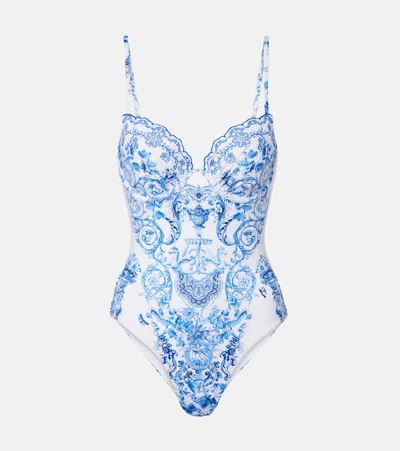 Camilla Continuous Underwire Moulded Cup One Piece Ceramic Panoramic In Multi