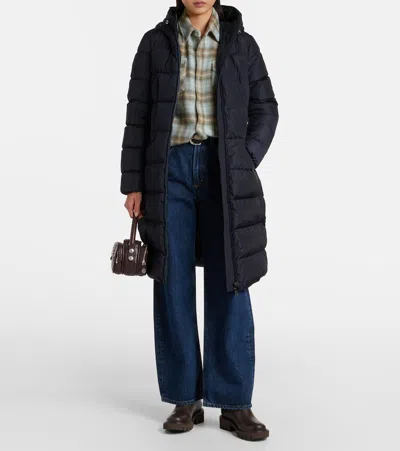 Moncler Avocette Down Coat In Black