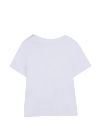 Givenchy Logo-embroidered T-shirt In White