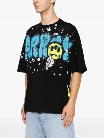 Barrow Graphic-print Paint-splatter T-shirt In Multi